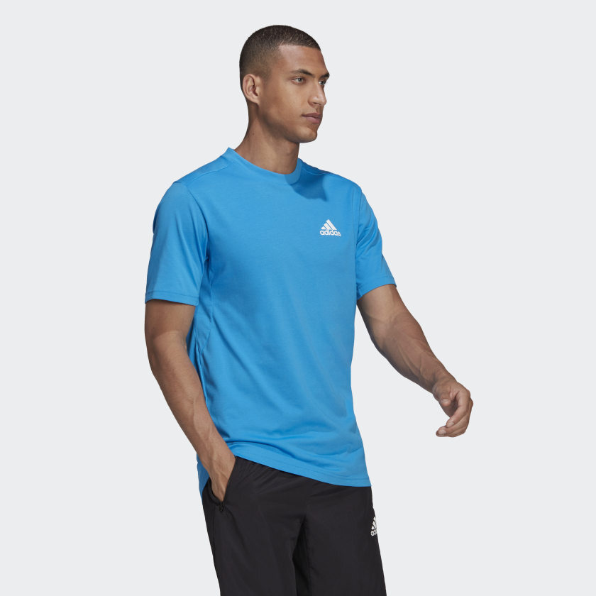 adidas AEROREADY Designed to Move Feelready Sport Tee Men's - Picture 4 of 18