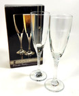 Style Setter Champagne Flutes Glasses 2 Twisted Decorative Stems Holiday Party!!