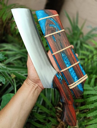 Custom Cutting Parang Camping knife 9.8” forged blade, Full tang, Rosewood/Resin - Bild 1 von 22