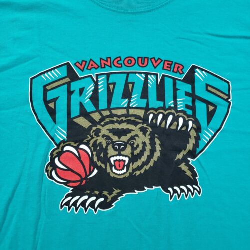Vancouver Grizzlies Shirt Mens 2XL XXL Green NBA Basketball Short Sleeve - Picture 2 of 7
