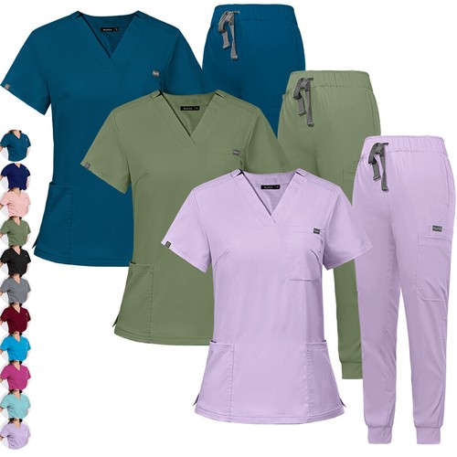 NiaaHinn Unisex Medical Scrub Set - Dental & Nursing Uniform - Picture 2 of 106