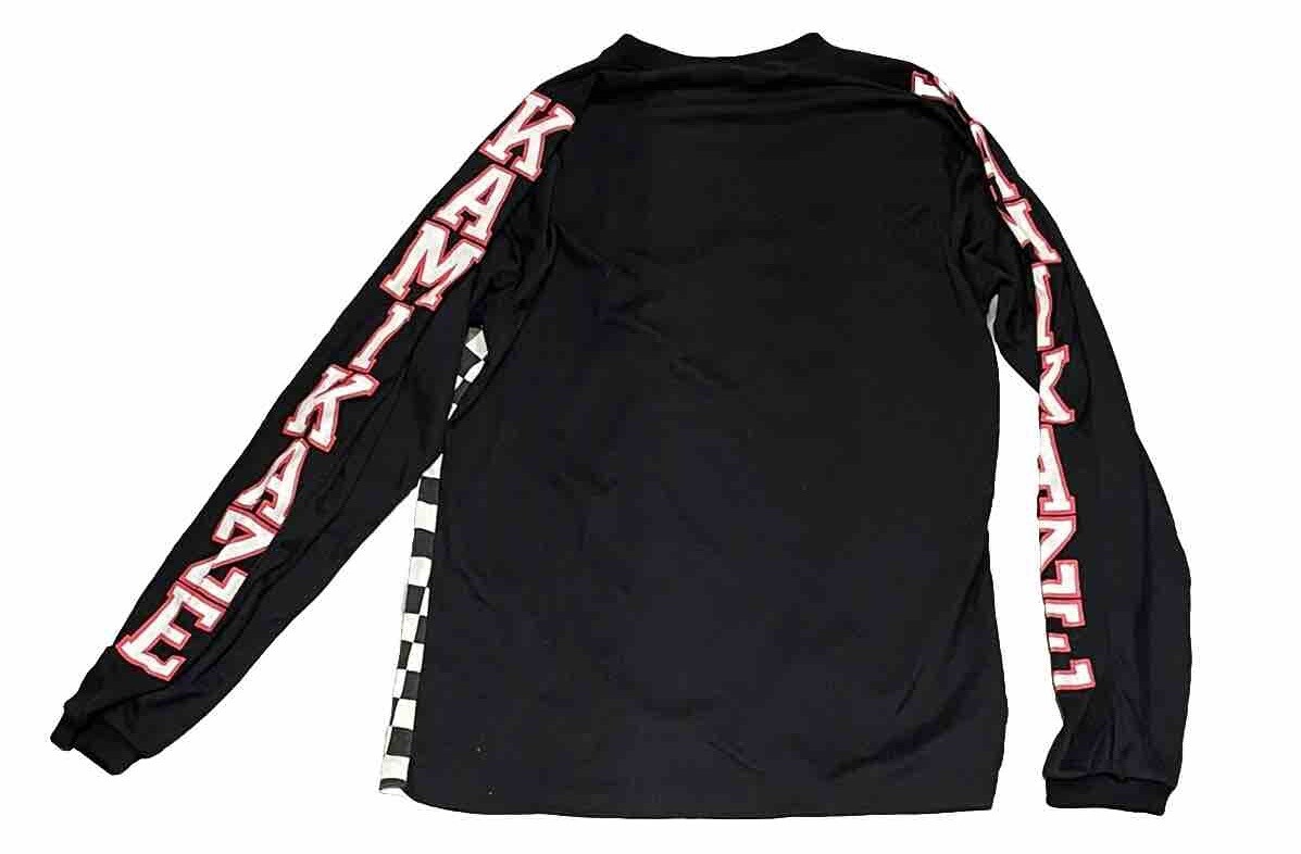 【KOOLOSET】Racing Act Long Sleeve Vintage Cotler KAMIKAZE Bike Racing Team Long Sleeve 80s