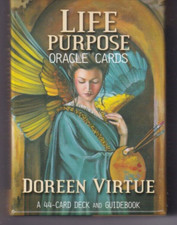 LIFE PURPOSE ORACLE CARDS WITH GUIDEBOOK By Doreen Virtue (2011 ANGEL THERAPY)