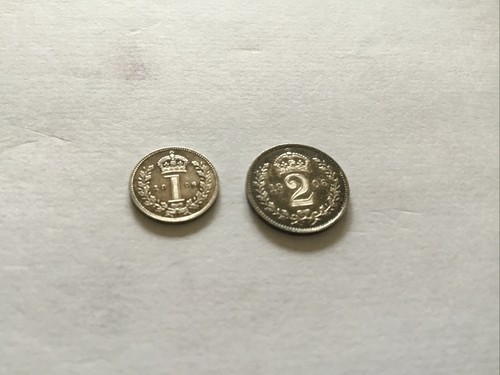 Edward Vll Maundy 1906 Silver Full Set In Original Date Case In Mint Condition - Picture 5 of 10