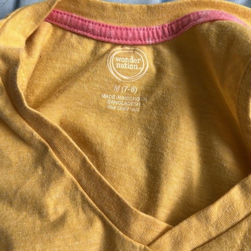 Wonder Nation Girls Sunshine Graphic Tank Top - size M - VGUC - Picture 4 of 4