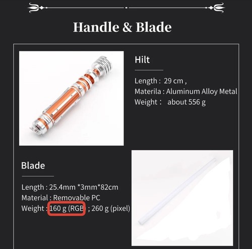 Leia Organa Metal RGB Lightsaber For Heavy Dueling - Highest Quality - Picture 2 of 10
