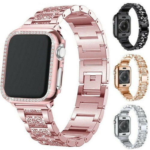 Bling Crystal Diamond Rhinestone Band Wrist Watch Strap For Apple Watch iwatch