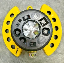 Dramm ColorStorm 9-Pattern Premium Turret Sprinkler, Heavy Duty (Yellow)