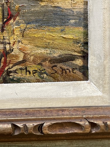 Esther Smee Painting Listed Early California Plein Air Antique Landscape Oil - Picture 9 of 11