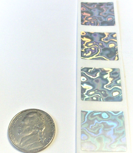 1000 PW 3/4" Tamper Evident Product Protection Hologram Label Stickers Seals - Picture 2 of 4