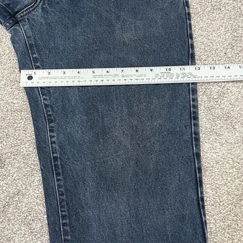 Vintage Structure Jeans Mens 30x32 Classic Straight Denim Blue Casual Zip Pants - Picture 24 of 24