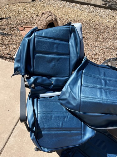 Ford Mustang Seats 1971-73 TMI Bucket Front and back bench Complete set HTF Rare - Picture 4 of 14