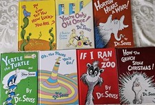 Lot 8~8 12 X 11~Classic Dr. Seuss~Horton~Yertle~Grinch~Ran ~Places~Songbook