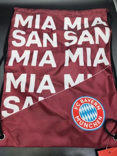FC Bayern München Sportbeutel - MIA SAN MIA - rot Turnbeutel FCB Beutel 2022 - Bild 2 von 4