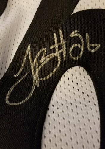 LeVeon Bell Signed Pittsburgh Steelers Custom Pro Style Jersey Insc TSE - Picture 4 of 5
