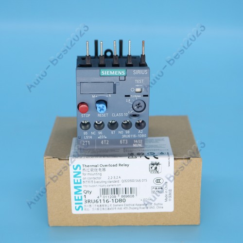 1PC NEW FOR SIEMENS 3RU6116-1DB0 2.2-3.2A Thermal Overload Relay - Picture 9 of 14