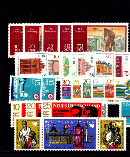 German DDR Stamp Lot#36, MNH, 36 Stamps Only. - Picture 2 of 3