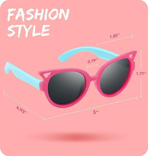 Gafas de sol Nacuwa para niños ANTI-UV niños niñas gafas de sombra gafas edades 3-10 - Imagen 5 de 26