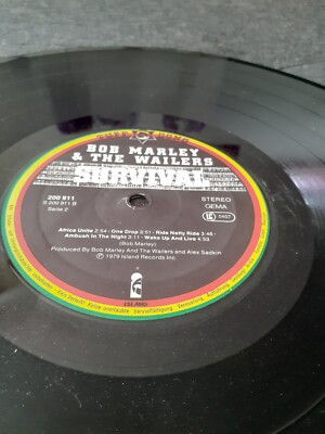 LP Bob Marley & The Wailers   Survival 1979 200 911 0407 (Erstpressung?) Jamaica