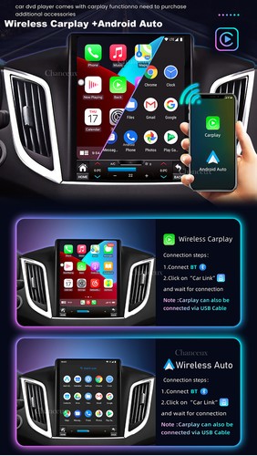 9.7"Android 14 Autoradio GPS SAT Navi DAB Carplay For Buick Regal Opel Insignia - Picture 5 of 12