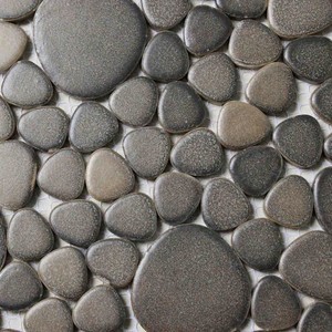 Pebble Ceramic Tiles Bathroom Shower Floor Kitchen Mosaic Image Is Loading Pebble Ceramic Tiles Bathroom Shower Floor Kitchen