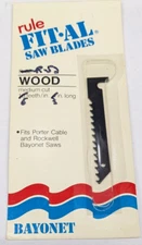 Rule Fit-Al Wood Saw Blade R-52 For Porter Cable & Rockwell Bayonet Saws