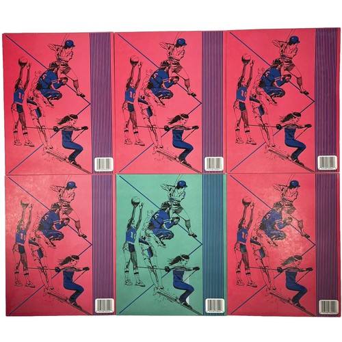 Vintage 1987 Lot Of 6 Pee-Chee All Season Portfolio Folders USA Red Green - Picture 3 of 5