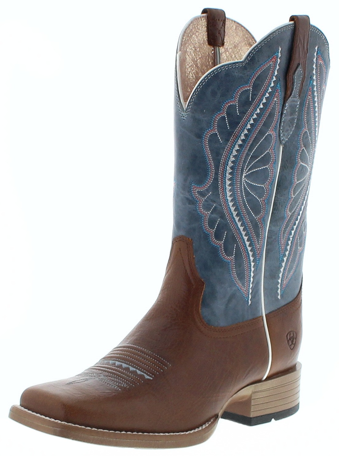 Ariat 25032 Primetime Donna Western MONTALA Stivali Cowboy Stivali Stivali Di Pelle Marronee Ariat 25032 Primetime Donna Western MONTALA Stivali Cowboy Stivali Stivali Di Pelle Marronee