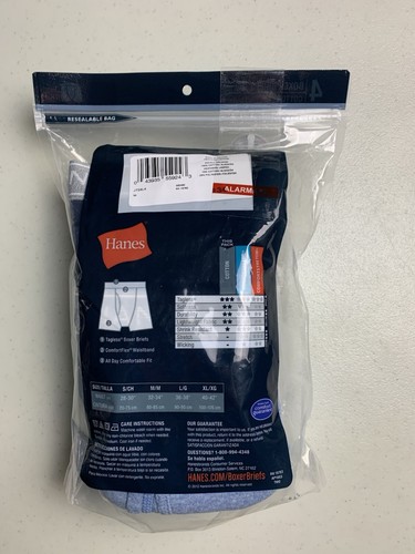4 Pack Hanes TAGLESS Boxer Briefs Comfort Flex With Flex Waistband Medium 32-34 - Picture 6 of 11