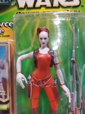  Star Wars Power Of The Jedi Aurra Sing Bounty Hunter Action Figure Hasbro TPM