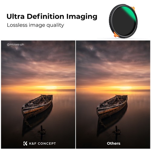 K&F Concept Variable ND4-64+CPL 2 in 1 Circular Polarising Polarizer ND Filter - Picture 74 of 98