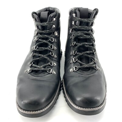 Cole Haan Zerogrand Hiker II Boots Mens 11M Black Leather Water Resistant C26254 Cole Haan Zerogrand Hiker II C26254 Men main image 2