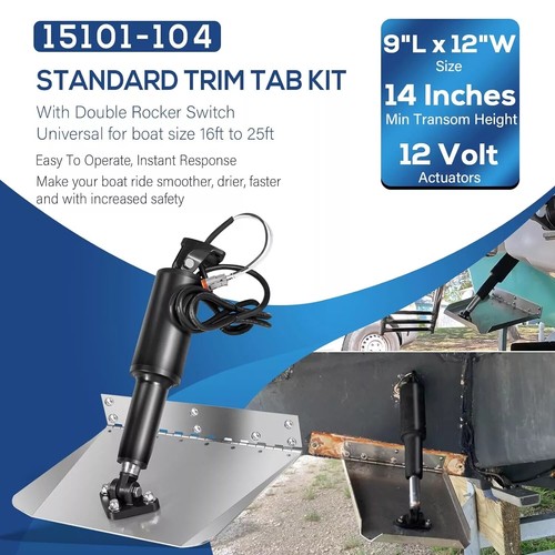 15101-104 Kit de pestañas de ajuste estándar 9" x 12" 12V con interruptor basculante doble 16-25 pies - Imagen 3 de 12