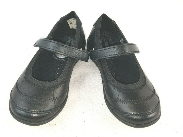 Hush Puppies Shoes Little Kids Girls Size 10.5 Wide Black Mary Jane ...