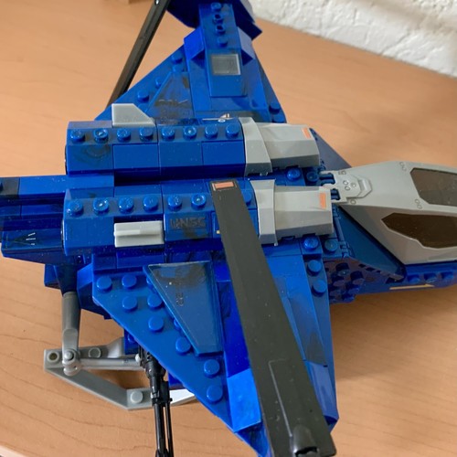 HALO MEGA BLOKS CONSTRUX BLUE TEAM FALCON *EXTREMELY RARE* 100% COMPLETE 2014 - Picture 11 of 12