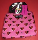 BETSEY JOHNSON HEARTS ❤️ DESIGN Insulated LUNCH TOTE Zip Top NWT