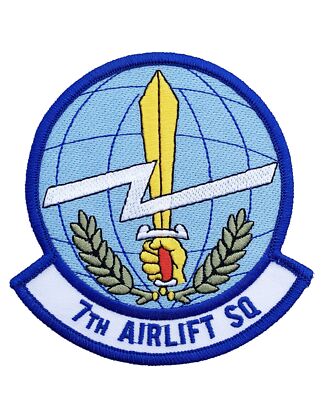 7th Airlift Squadron Patch – Sew On | eBay