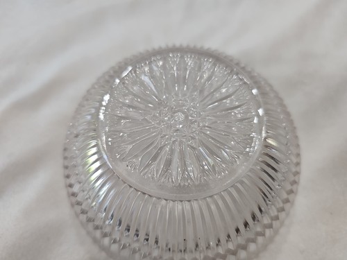 11 Glass Bowls Amber Clear Depression Glass Shell Design Plates Saucers Vintage - Picture 5 of 13