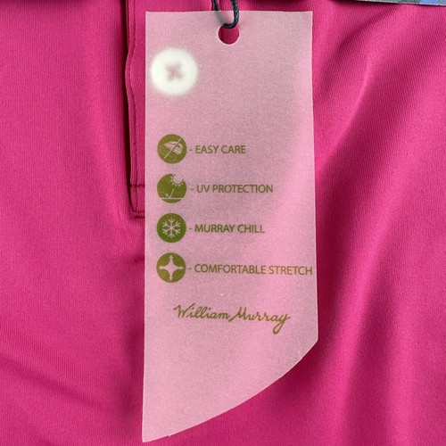 William Murray Men's Polo Shirt - Golf - Short Sleeve - Pink - 3XL - Picture 22 of 24