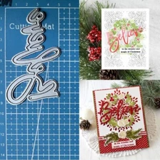 Metal Cutting Dies Believe DY Scrapbooking Embossing Paper Card Crafts Stencils