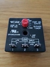Hobart, ICM CONTROLS ICM175 BYPASS TIMER 19-240 VOLTS--10-1000 SEC USED 855661