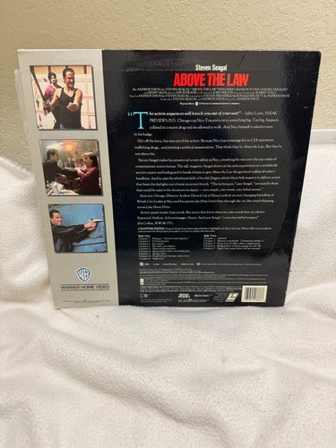 Above The Law LASERDISC Steven Seagal - USED!!! - Picture 2 of 2