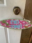 NWT “Tiki Time” Door/Wall Hanger/multicolored/Palm Trees/13.5 In Wd/Entry/Decora