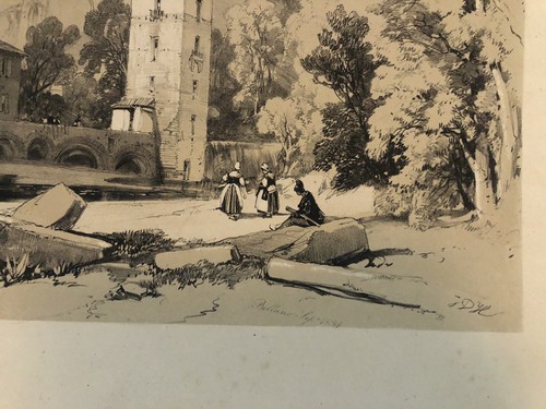 Lombardia "BELLANO" James Duffield (1798-1863) LITOGRAFIA - Picture 5 of 8