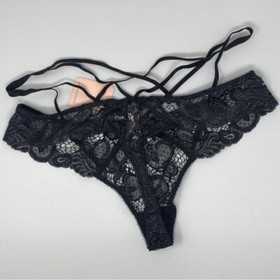 Agent Provocateur Daliah Black Thong AP5 Extra Large NWT