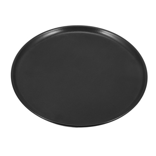 Große schwarze matte Platte Keramik Pizza Platte Kuchenplatte Haushalt - Bild 3 von 12