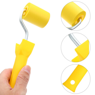 #ad Flat Pressure Tool Wallpaper Roller Rubber Seam Decorators Pressing Wheel $11.67