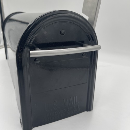 Gibraltar Mailboxes FM110B00 Black Franklin Architectural Post Mount Mailbox - Picture 2 of 8