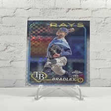 2024 Topps Chrome Taj Bradley Xfractor Tampa Bay Rays 