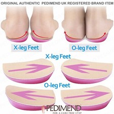 Pedimend Achilles Tendonitis Support O/X-Legs Insoles for Flat Feet Heel Spurs